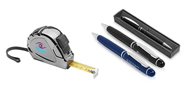 Luxury pens tape measures merchandise